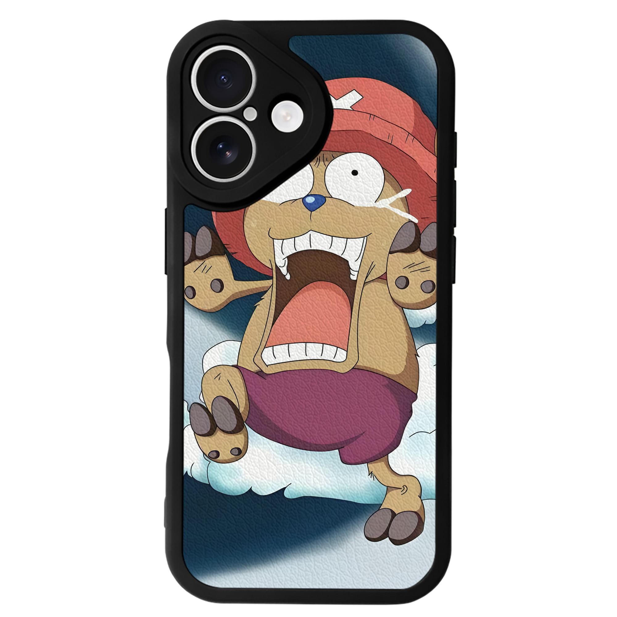 （画像用） ワンピース ONE PIECE 【iPhone 16シリーズ対応】シリコンスマホケース（レザー調） 材質：シリコン
